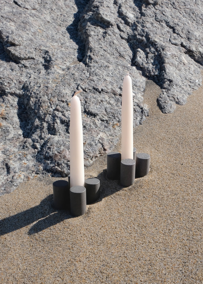 Black Sand Candle